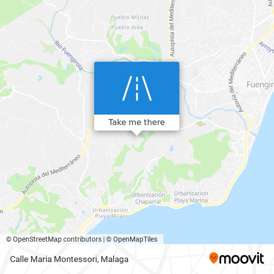 Calle Maria Montessori map