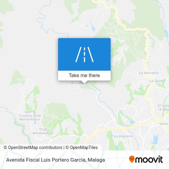 Avenida Fiscal Luis Portero Garcia map