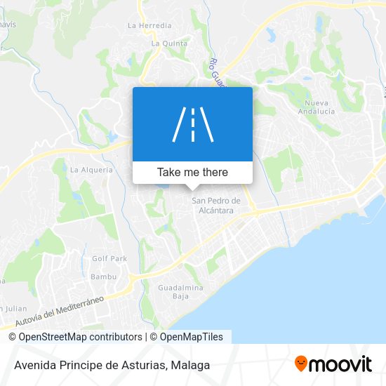 Avenida Principe de Asturias map