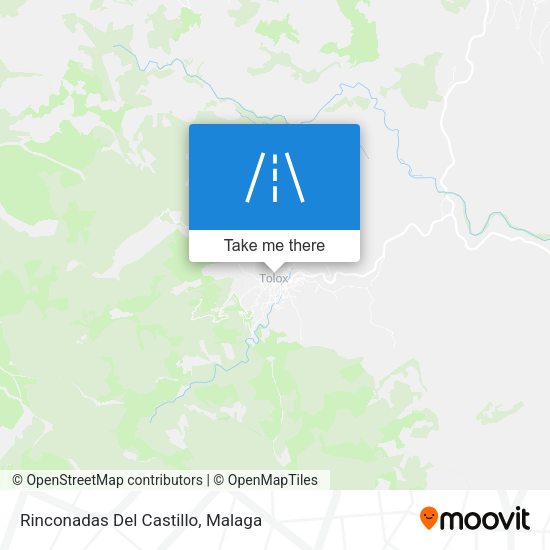 Rinconadas Del Castillo map