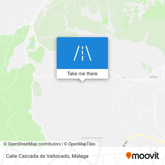 Calle Cascada de Valtocado map