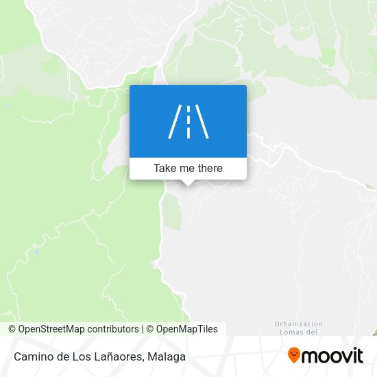 Camino de Los Lañaores map