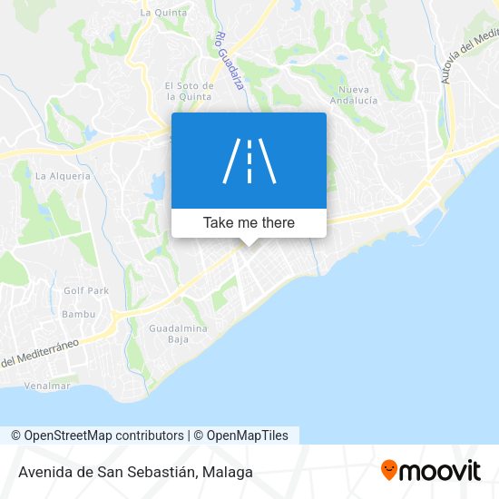 Avenida de San Sebastián map