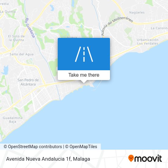 Avenida Nueva Andalucia 1f map