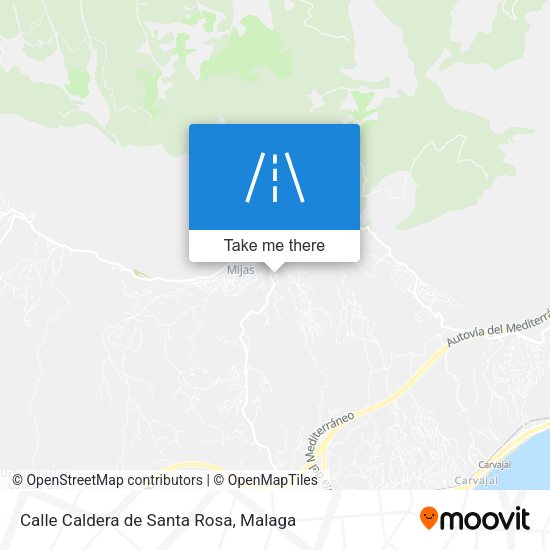 Calle Caldera de Santa Rosa map