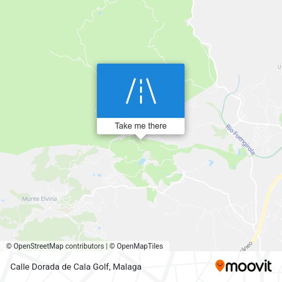 Calle Dorada de Cala Golf map