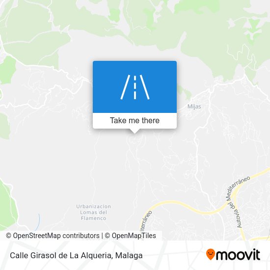Calle Girasol de La Alqueria map