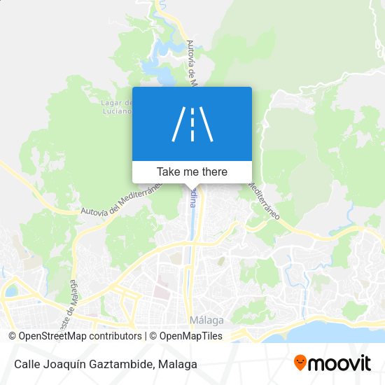 Calle Joaquín Gaztambide map