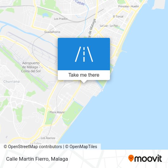 Calle Martín Fierro map