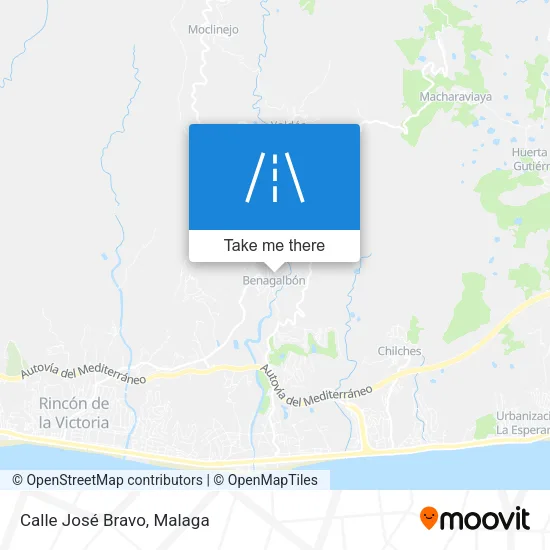 Calle José Bravo map