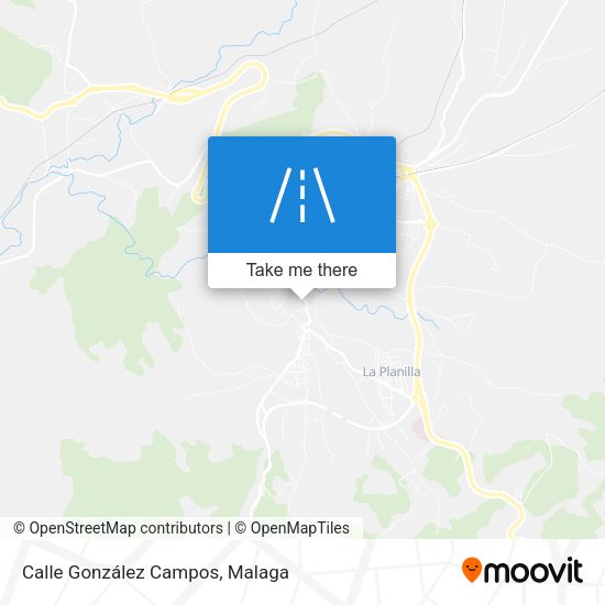 Calle González Campos map