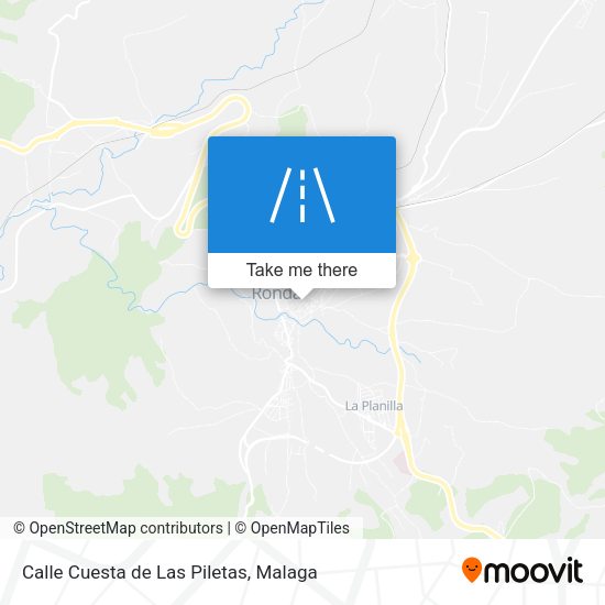 Calle Cuesta de Las Piletas map