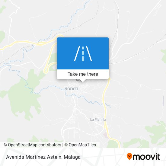 Avenida Martínez Astein map