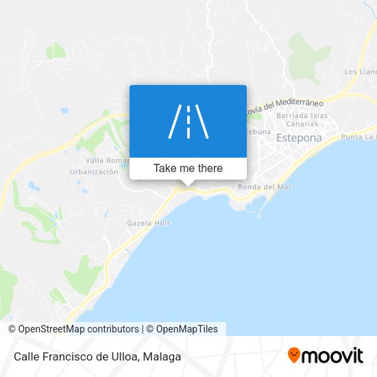 Calle Francisco de Ulloa map