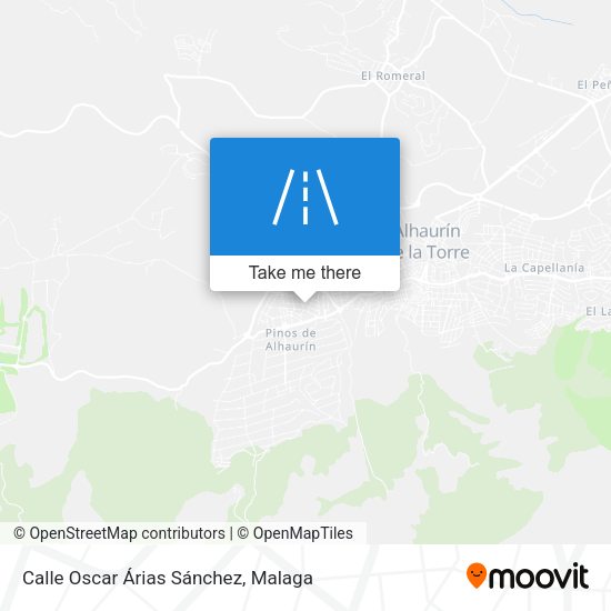Calle Oscar Árias Sánchez map