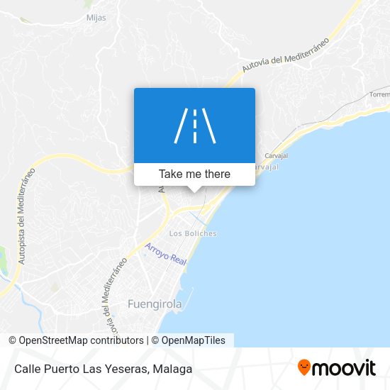 Calle Puerto Las Yeseras map