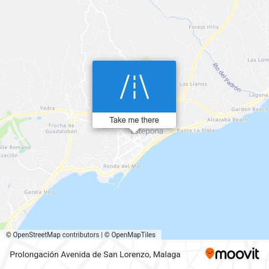 Prolongación Avenida de San Lorenzo map