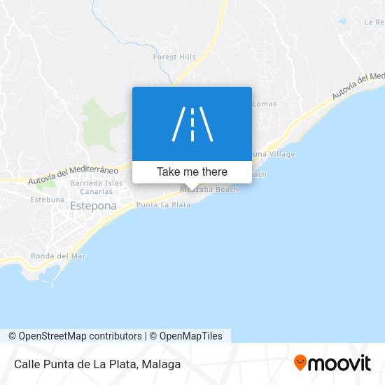 Calle Punta de La Plata map