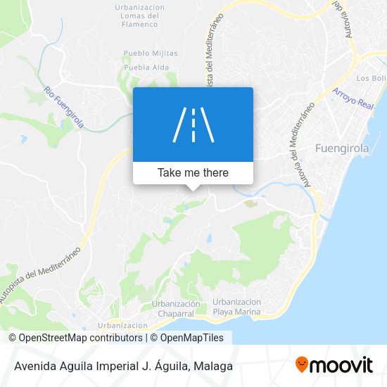 Avenida Aguila Imperial J. Águila map