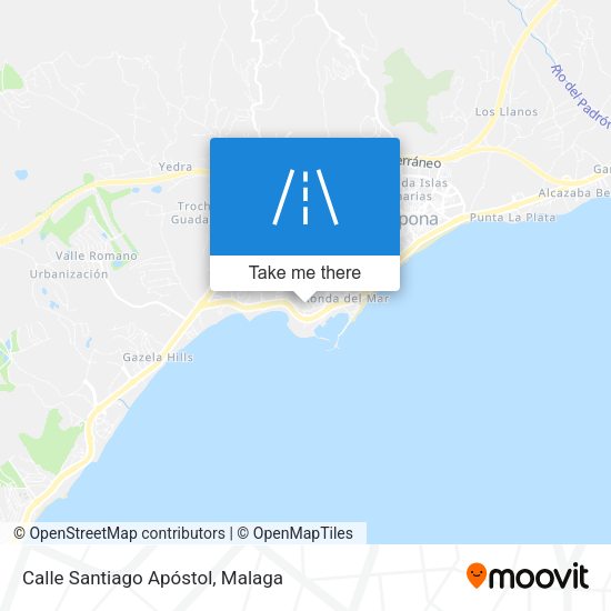 Calle Santiago Apóstol map