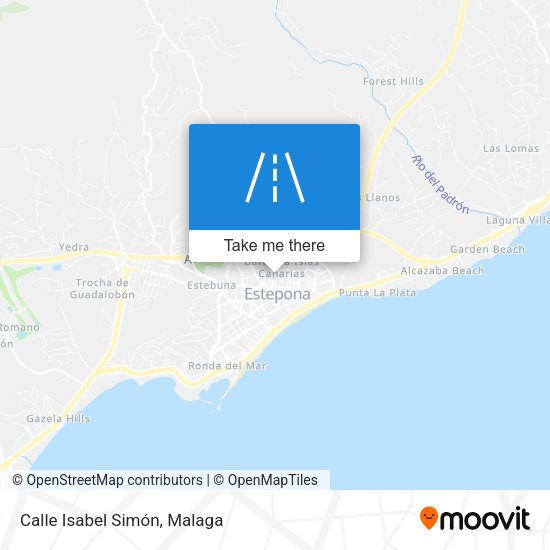 Calle Isabel Simón map