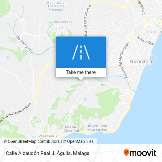 Calle Alcaudón Real  J. Águila map