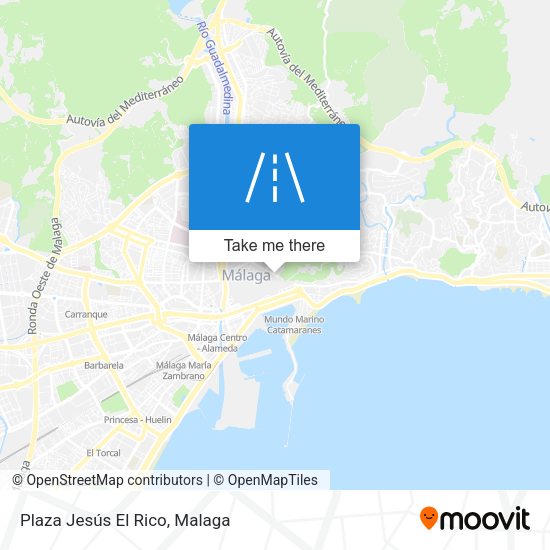 Plaza Jesús El Rico map
