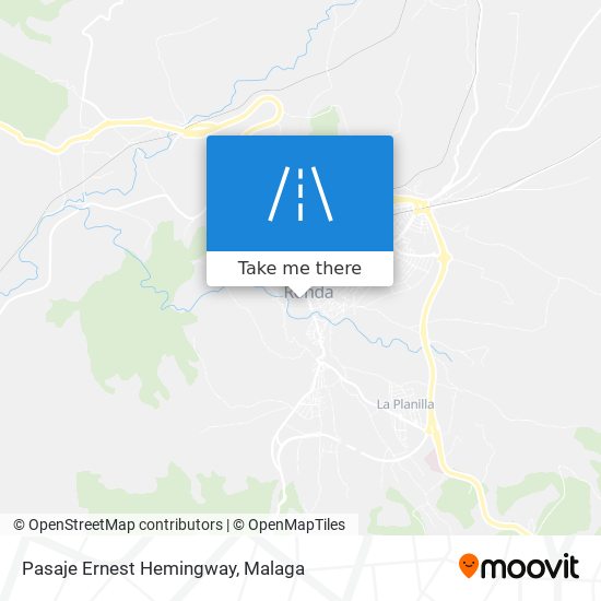 mapa Pasaje Ernest Hemingway