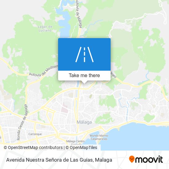 mapa Avenida Nuestra Señora de Las Guías