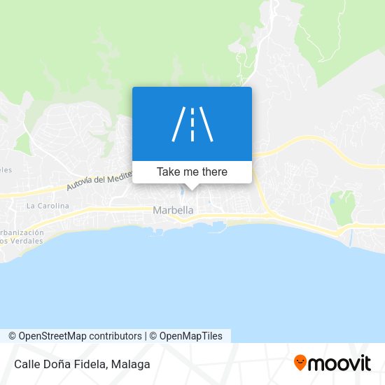 Calle Doña Fidela map