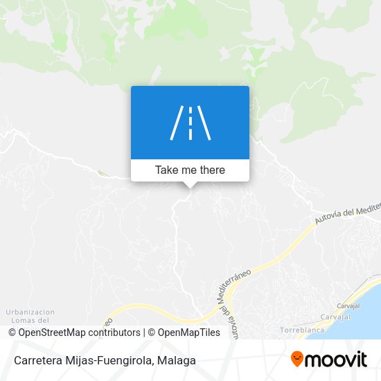Carretera Mijas-Fuengirola map