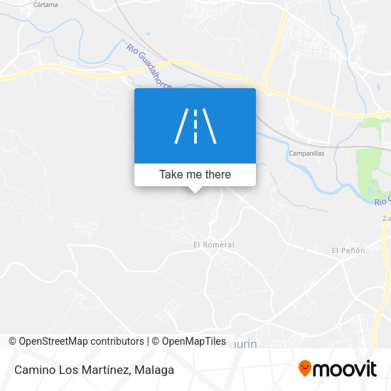 Camino Los Martínez map
