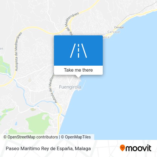 Paseo Marítimo Rey de España map