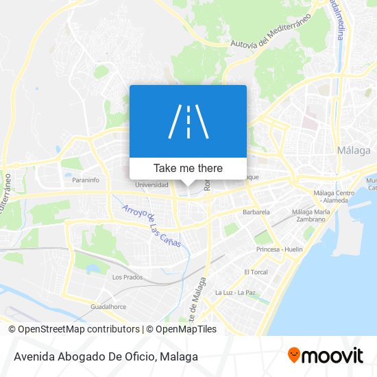 Avenida Abogado De Oficio map