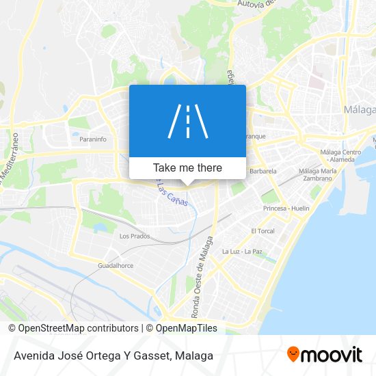 Avenida José Ortega Y Gasset map
