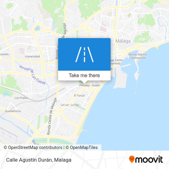Calle Agustín Durán map