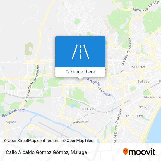Calle Alcalde Gómez Gómez map