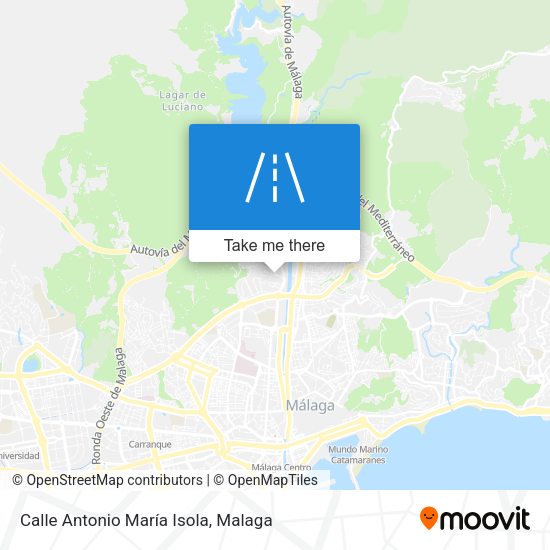 Calle Antonio María Isola map