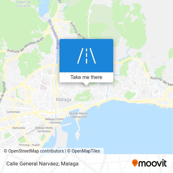 Calle General Narváez map