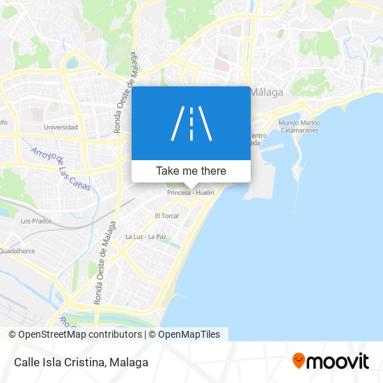 mapa Calle Isla Cristina