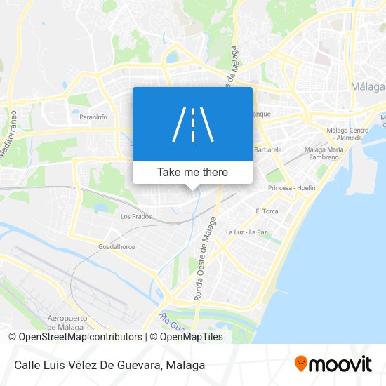 Calle Luis Vélez De Guevara map