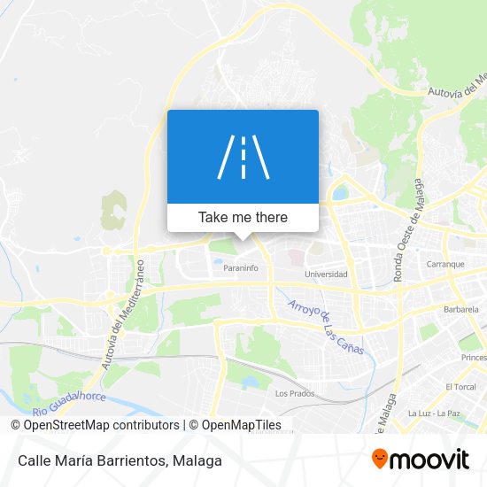 Calle María Barrientos map