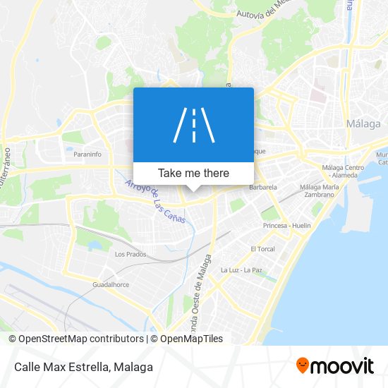 mapa Calle Max Estrella