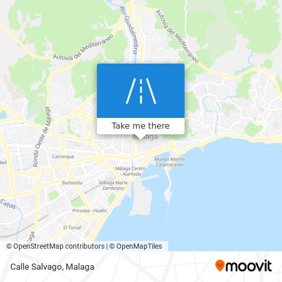 Calle Salvago map