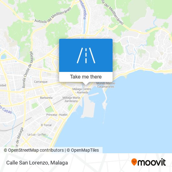 mapa Calle San Lorenzo