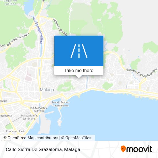 Calle Sierra De Grazalema map