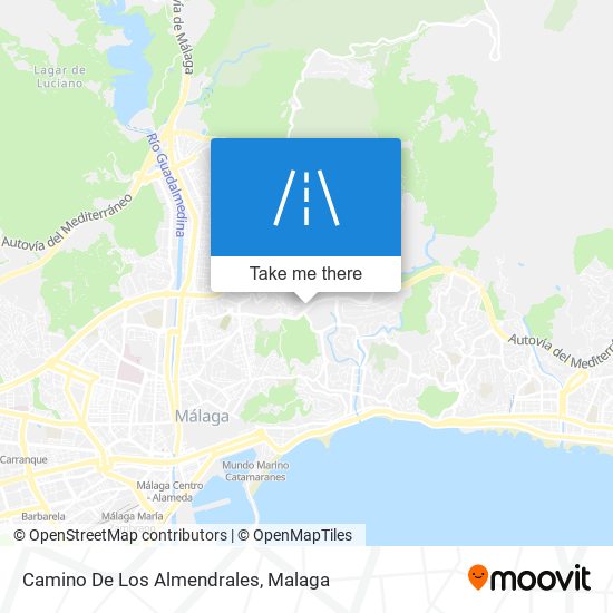 Camino De Los Almendrales map