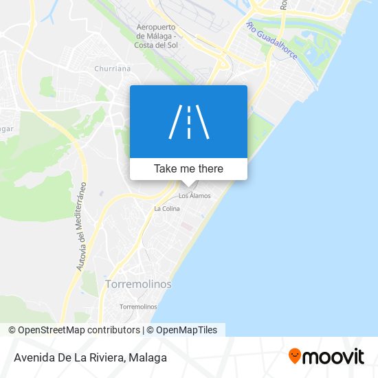 mapa Avenida De La Riviera