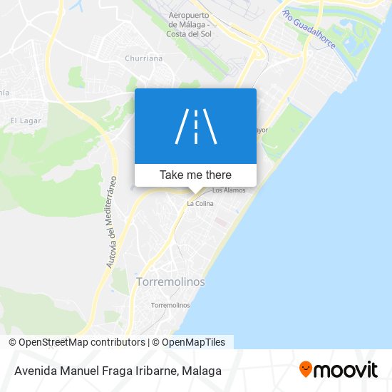 mapa Avenida Manuel Fraga Iribarne