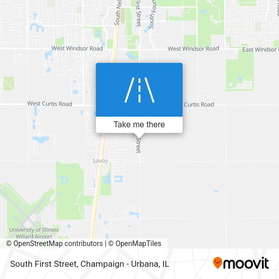 South First Street map